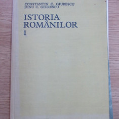 ISTORIA ROMANILOR I-CTIN SI DINU GIURGESCU-EDITIE CARTONATA-R3C