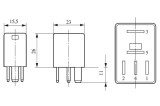 BOSCH 0 332 207 402 Releu, curent alimentare