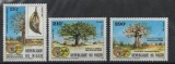 NIGER, ARBORE PROTEJATE - SERIE COMPLETĂ MNH