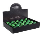 Set 20 globuri brad Craciun sticla verde IU &Oslash; 6 cm
