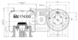 FEBI BILSTEIN 174300 Burduf, suspensie pneumatica