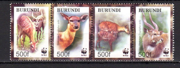 BURUNDI 2004 WWF ANTILOPE
