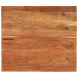 Blat de masa, 100x80x2,5 cm, dreptunghiular, lemn masiv acacia GartenMobel Dekor, vidaXL