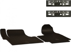 Set Covorase Auto Cauciuc Umbrella Pentru Renault Trafic (2014-), Fiat Talento (2016-), Opel Vivaro (2014-), Nissan Nv300 (2014-) , 2Pcs + Suport Numa