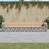 VidaXL Bancă de grădină, design gabion, 347x71x65,5cm, lemn masiv pin 3196254