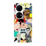 Husa compatibila cu Huawei Nova Y70 model Family Guy characters, Silicon, TPU, Viceversa, Transparent, Carcasa