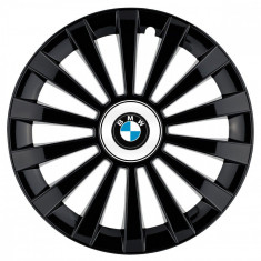 Set 4 capace roti Meridian negru pentru gama auto BMW, R14