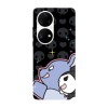 Husa compatibila cu Huawei Nova Y70 model Prepare for battle, Silicon, TPU, Viceversa, Transparent, Carcasa