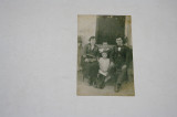 Poza - carte postala - familie - 1922