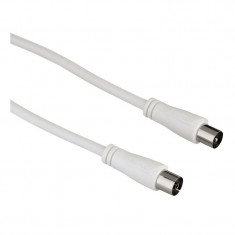 Cablu coaxial 122402 Hama, 90 dB, 3 m, Alb foto