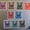 ROMANIA SERIE CU DUBLU TIPAR SERIE MNH/MH=201
