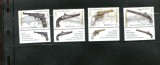 ROMANIA 2008 - ARME DE FOC DIN MUZEUL MILITAR- SERIE CU TABS, MNH - LP 1794, Nestampilat