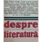 August Wilhelm - Despre literatura (editia 1983)