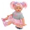 Papusa Nines D&#039;Onil Alex Star cu parul roz, ambalata in cutie, cu miros de vanilie, 40 cm