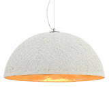 Lampa suspendata, alb si auriu, &Oslash;50 cm, E27 GartenMobel Dekor, vidaXL
