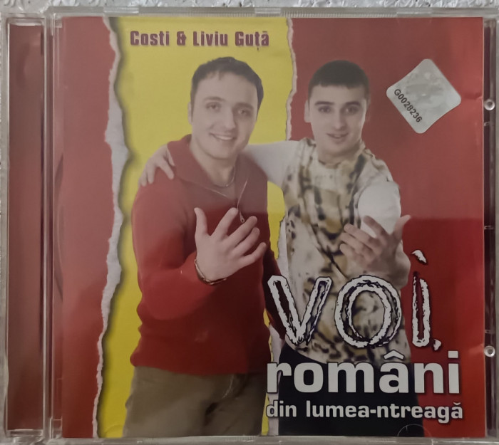 CD cu muzică, manele , Costi Ionita si Liviu Guță - voi Rom&acirc;ni din lumea-ntreagă