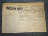ZIARUL ROMANIA LIBERA 4 IUNIE 1955 SOSIREA DELEGATIEI GUVERNAMENTALE A UNIUNII SOVIETICE LA BUCURESTI