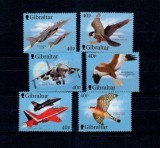 Gibraltar 2001 - Păsări de prada, avioane de v&acirc;nătoare, serie neuzata