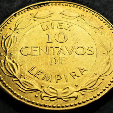 Moneda exotica 10 CENTAVOS de LEMPIRA - HONDURAS, anul 2014 * cod 4768 = UNC