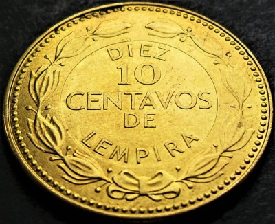 Moneda exotica 10 CENTAVOS de LEMPIRA - HONDURAS, anul 2014 * cod 4768 = UNC foto