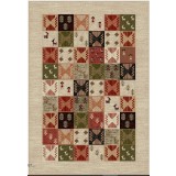 Covor Model Lotos 1550-110, Marime 150 x 230 cm, Bej, Crem, Inaltime Fir 8 mm, Antialergic, Polipropilena, Living, Dormitor, Sufragerie, Birou