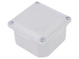 Carcasă universală oțel gri 85x85x49mm IP55 IK07