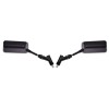 Oglinzi Moto ATV Negre 110x50mm, Filet M10, Plastic, Cod M04-0505