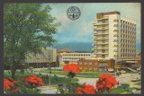 CPIB 23664 CARTE POSTALA - MIERCUREA CIUC. HOTEL &quot;BRADUL&quot;, OJT HARGHITA, CIRCULATA, 1985, STAMPILE, TIMBRU