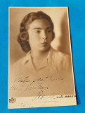 Carte Postala circulata corespondenta anul 1942 - Portret de femeie - superba, Printata