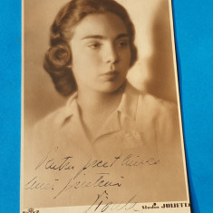 Carte Postala circulata corespondenta anul 1942 - Portret de femeie - superba