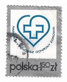 Polonia - Fondul National pentru Protejarea Sanatatii, 1975 - obliterat