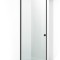Usa glisanta Boss &reg; Black, model Confort negru, 60x215 cm, sticla 8 mm Gri securizata, glisanta in ambele directii