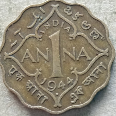 INDIA BRITANICA-1 ANNA 1944