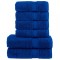 vidaXL Set de prosoape premium SOLUND, 6 piese, albastru, 600 g/m&sup2;