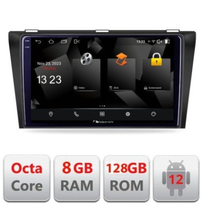 Navigatie Mazda 3 2009-2014 5960Pro-034 Android Octa Core Qualcomm 2K Qled 8+128 DTS DSP 360 4G Optical CarStore Technology foto