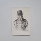 Carte Postala Caritabila - Fonduri raniti in Razboi / Wohlfahrskarte, Kaiser Franz Josef, Viena - Berlin, WWI, Marele Razboi, 1914 / Austro-Ungaria