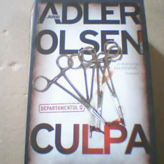 Jussi Adler Olsen - CULPA ( volumul 4 din seria " Departamentul Q " ) / 2020