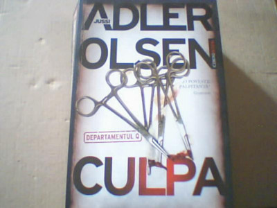 Jussi Adler Olsen - CULPA ( volumul 4 din seria &amp;quot; Departamentul Q &amp;quot; ) / 2020 foto
