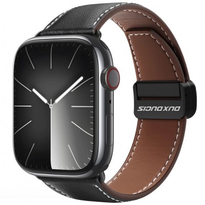 Curea DUX DUCIS YA pentru Apple Watch 49mm / 46mm / 45mm / 44mm / 42mm Series, Neagra foto