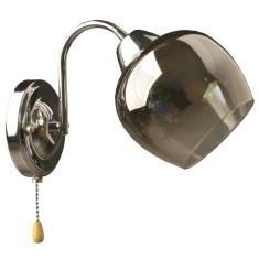Aplica Leno KL101043, 1 x E27, argintiu + fumuriu, clasica