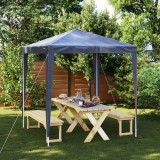 VidaXL Cort de petrecere, albastru, 2 x 2 m