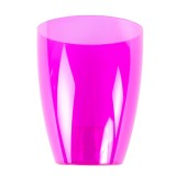 Ghiveci din plastic Miltonia, pentru orhidee, crystal ametist, D 13.3 cm