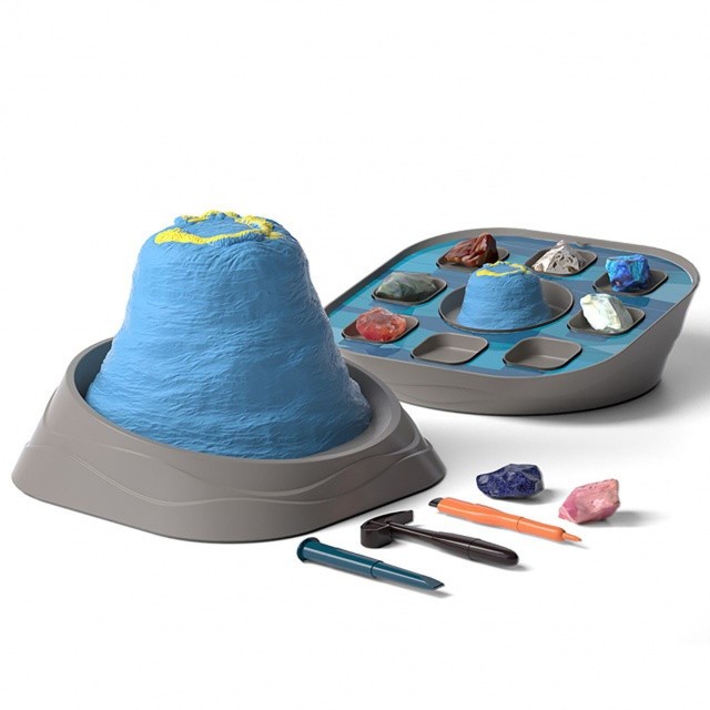 Kit STEM de excavare pietre prețioase din &quot;Marea gaură albastră&quot; Belize,