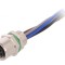 Conector M8 Mamă 5 Pini Montare Panou Cu Piuliță
