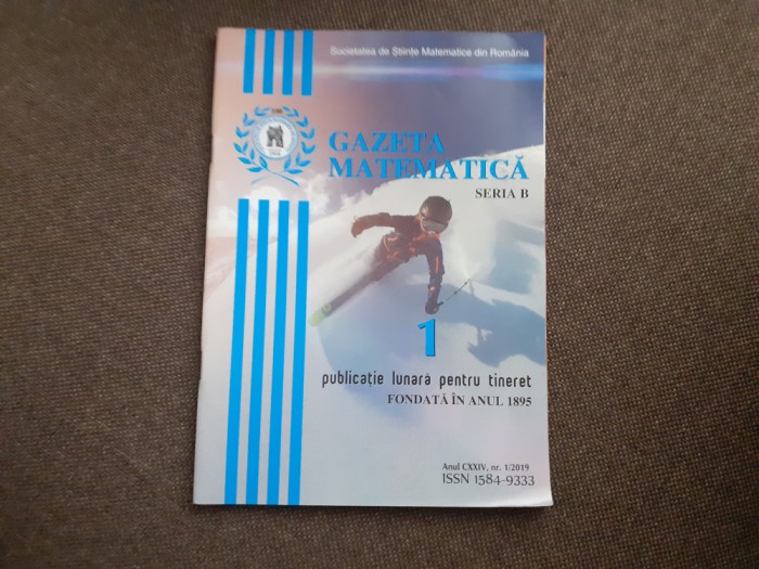 GAZETA MATEMATICA NR1/2019