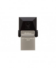 Usb flash drive kingston 64gb dt microduo usb 3.0 3c foto