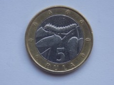 5 PULA 2007 BOTSWANA foto