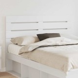 VidaXL Tăblie cap cu headboard Alb 160 cm Lemn compozit 888181