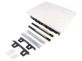 Carcasă pentru aparatură modulară IP40 albă &icirc;n perete IK07 MIP22212