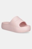 Tommy Jeans papuci CHUNKY POOL SLIDE ESS femei, culoarea roz, cu platforma, EN0EN02879